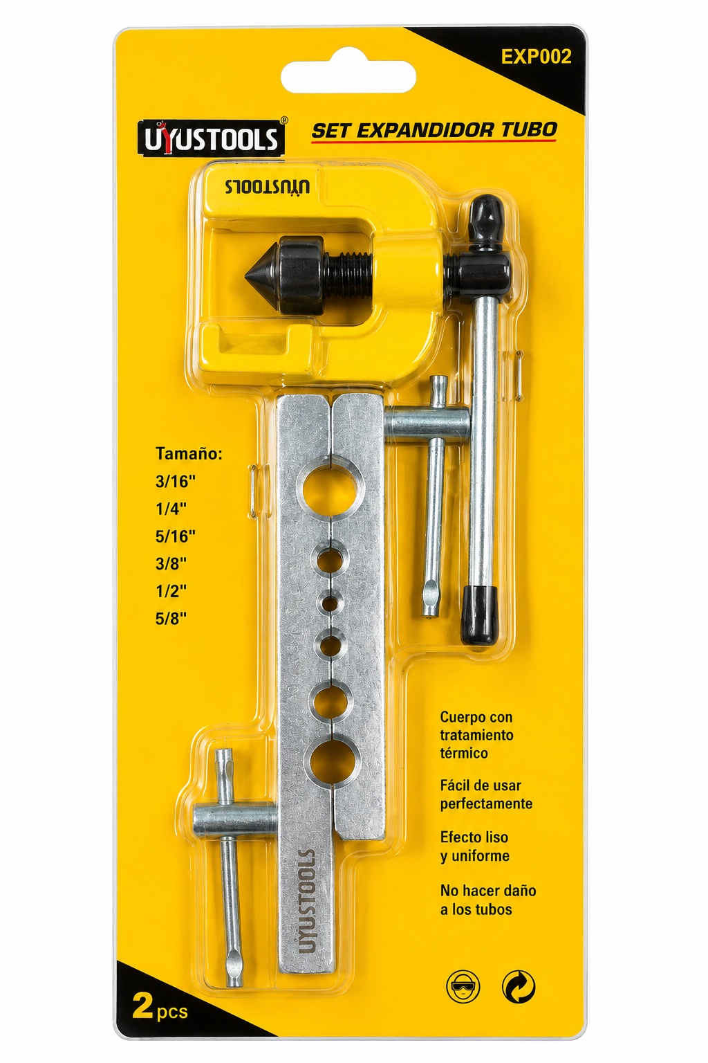 Set expansor de tubos Uyustools REF - EXP002