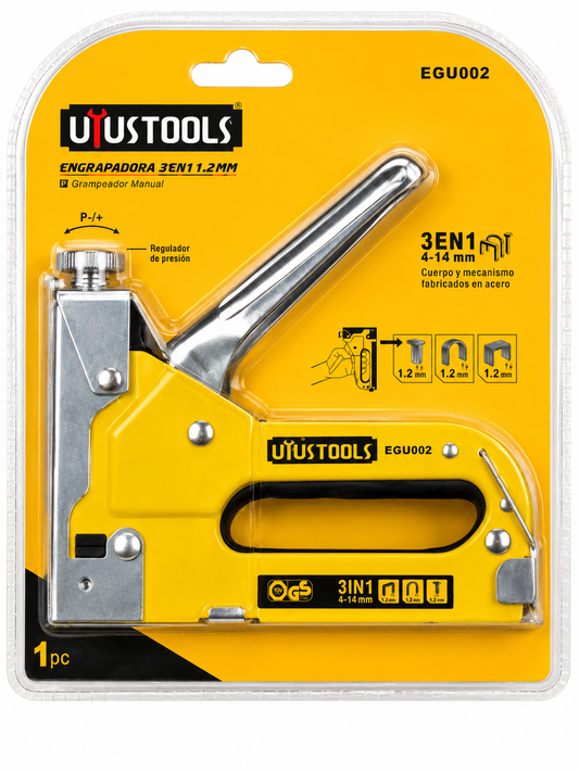 Engrapadora manual 3 en 1 Uyustools REF - EGU002
