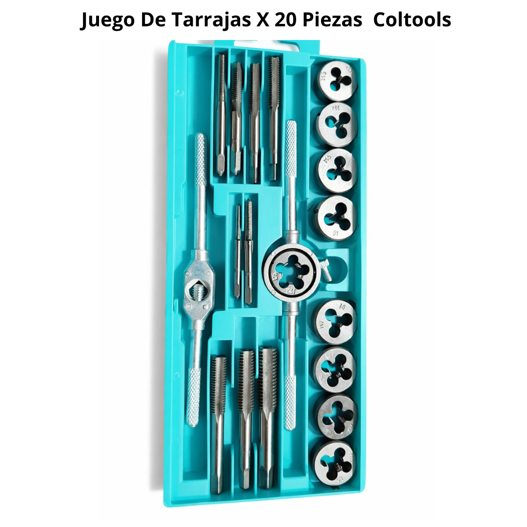 Juego De Tarrajas X 20 Piezas  Coltools