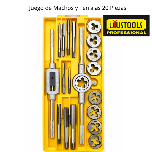 Juego De Tarrajas X 20 Piezas  Uyustools Coltools