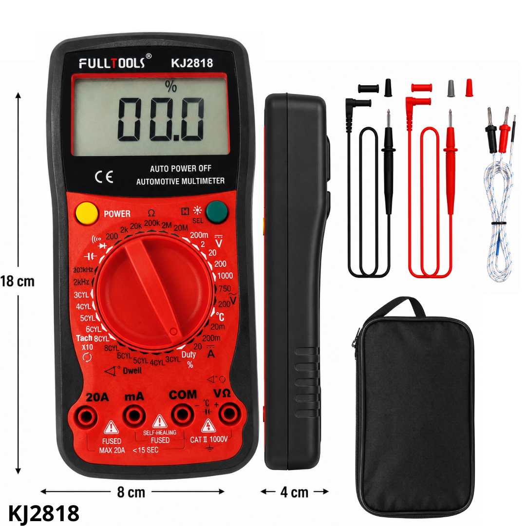 Multímetro Digital Automotriz FULLTOOLS KJ2818 Precio Mayorista