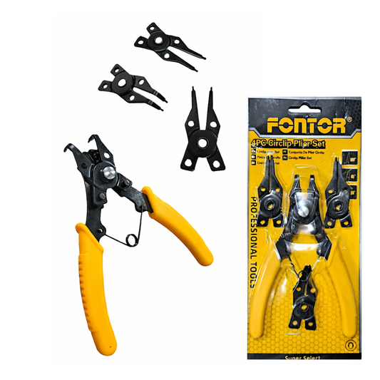 Pinza Chavetera X4 Puntas Fontor