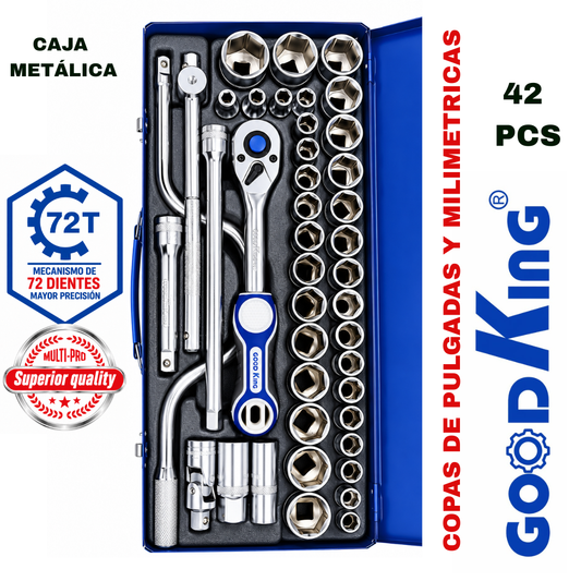 Juego de Ratchet Good King  Herramientas x 42 Piezas Para Trabajo Pesado