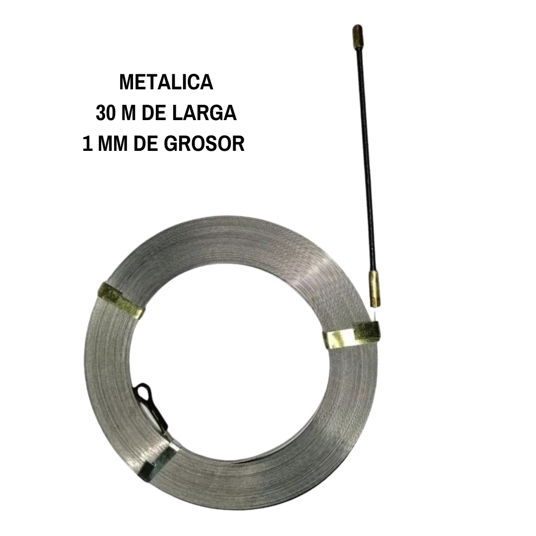 Sonda  Pasacables De 30 Metros 1 Mm De Grosor