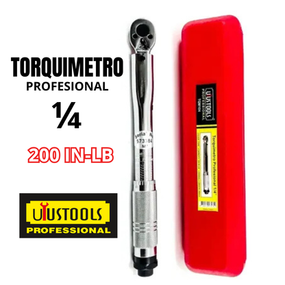 Torquimetro Profesional Uyustools 1/4" 200 IN-LB