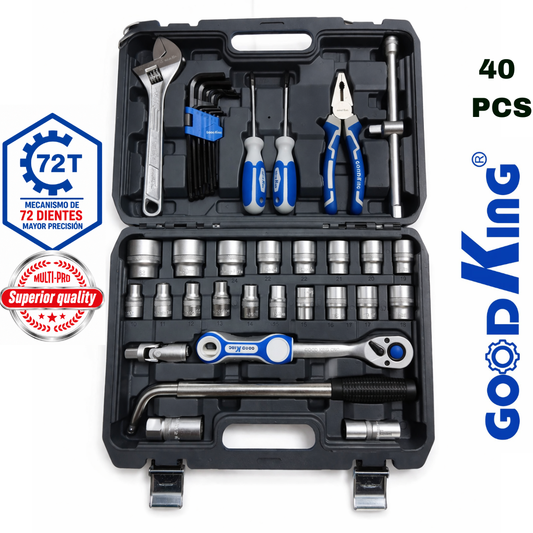 Juego de Ratchet Good King  Herramientas x 40 Piezas Para Trabajo Pesado