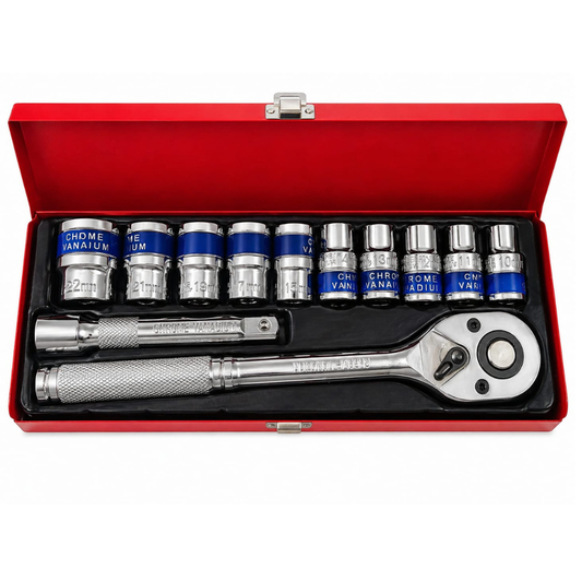 Juego de  Ratchet 1/2” de 12 Piezas