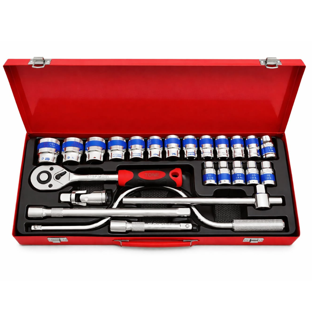 Juego De Ratchet 24 Piezas  Cuadrante 1/2 REF 3921